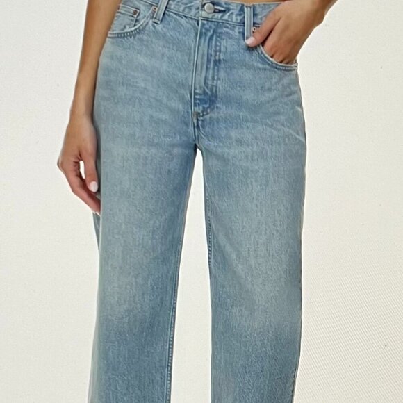 Denim Forum THE '90S IGGY LO-RISE CROPPED JEAN Size 30 - Picture 1 of 12